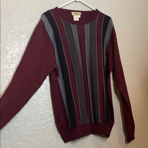 Montechiaro Maroon Mens Sweater - Picture 4 of 6